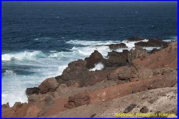 Las coladas de la costa sur de Telde datan de hace 3,8 millones de años (Foto Ildefonso Rodríguez)